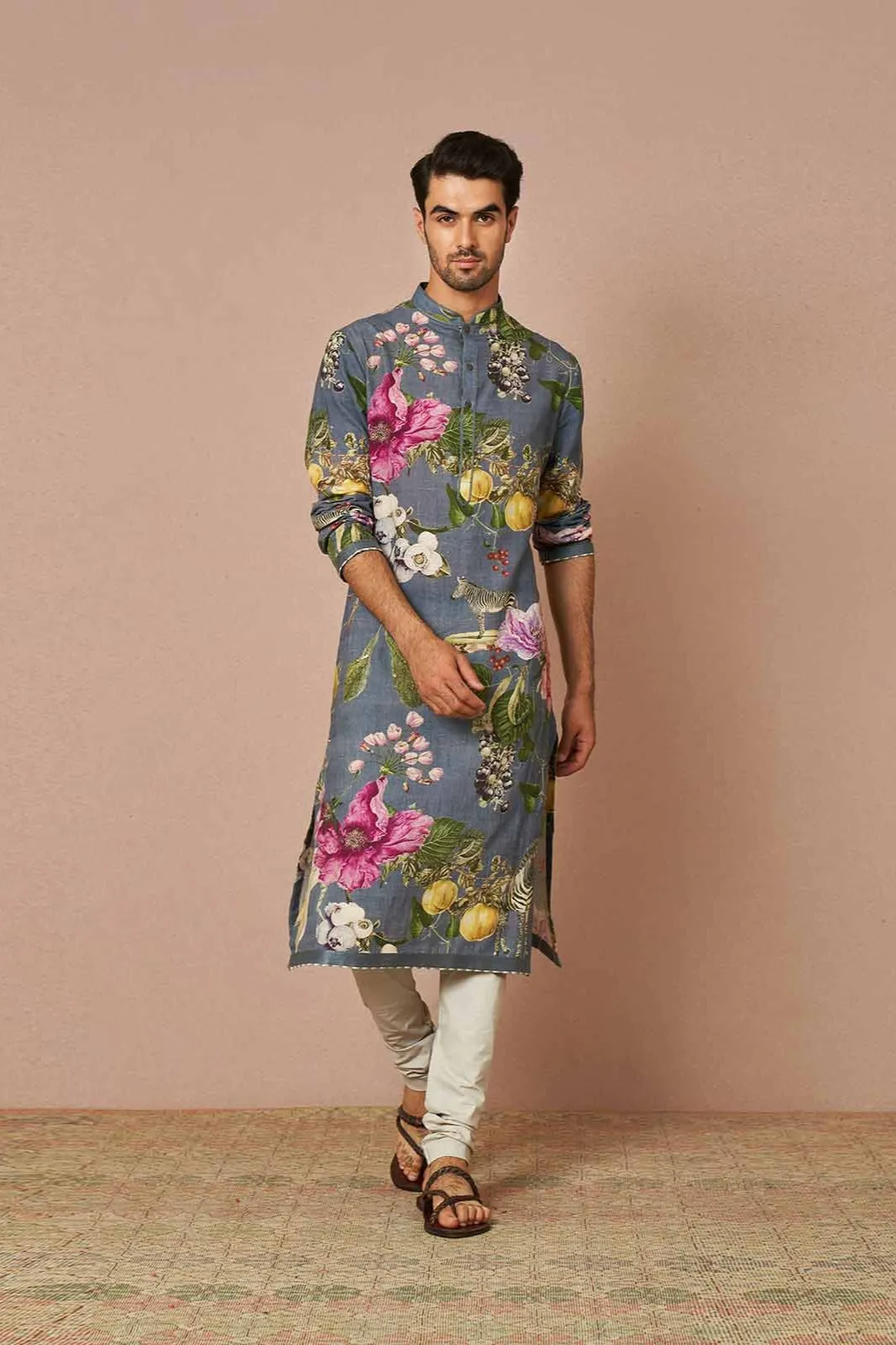 SAVANAH BLUE PRINTED KURTA SET