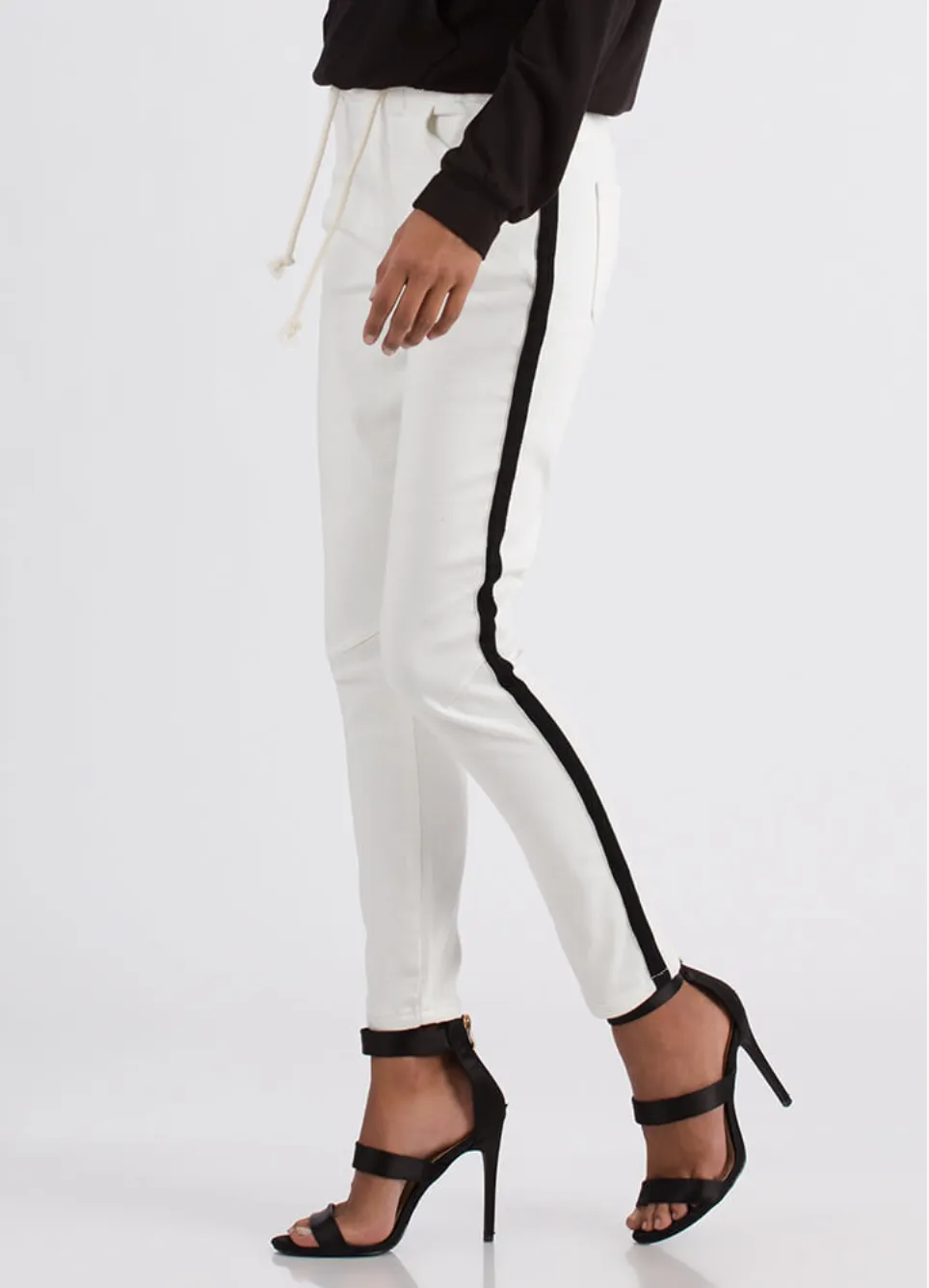 Side Lines Draw String Pants