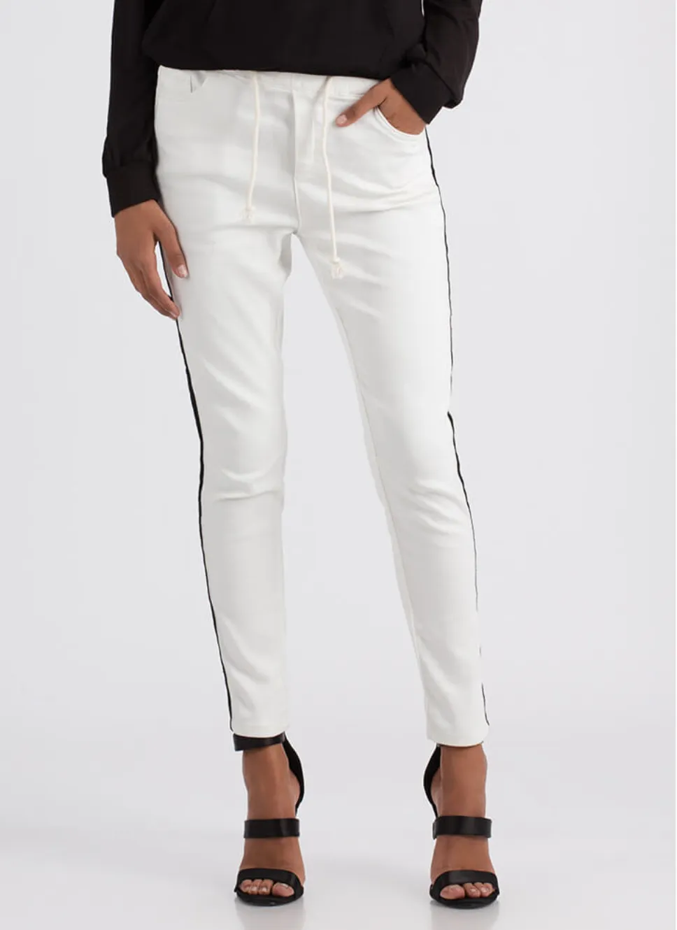 Side Lines Draw String Pants