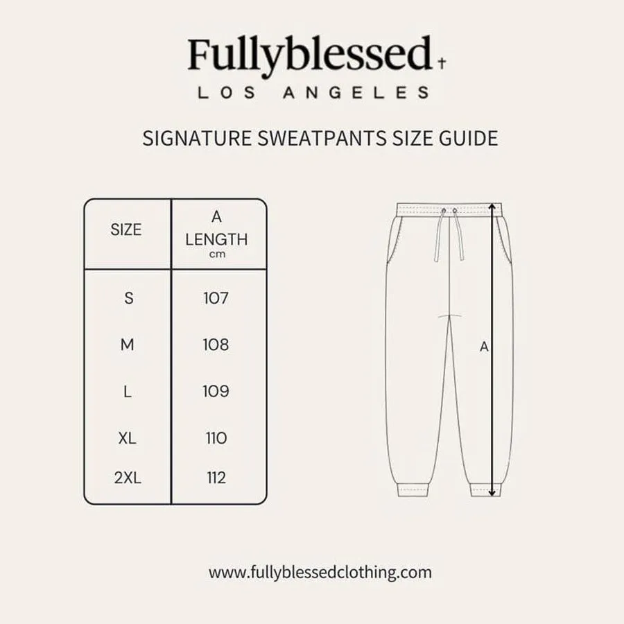 Signature Cuffed Sweatpants - Cream