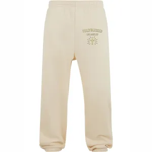 Signature Cuffed Sweatpants - Cream