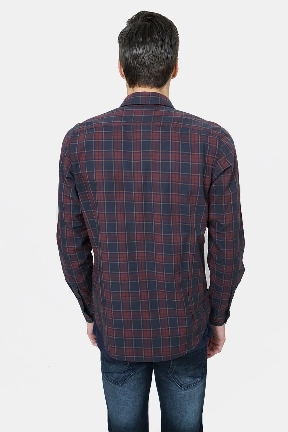 Slim Fit Checks Shirt