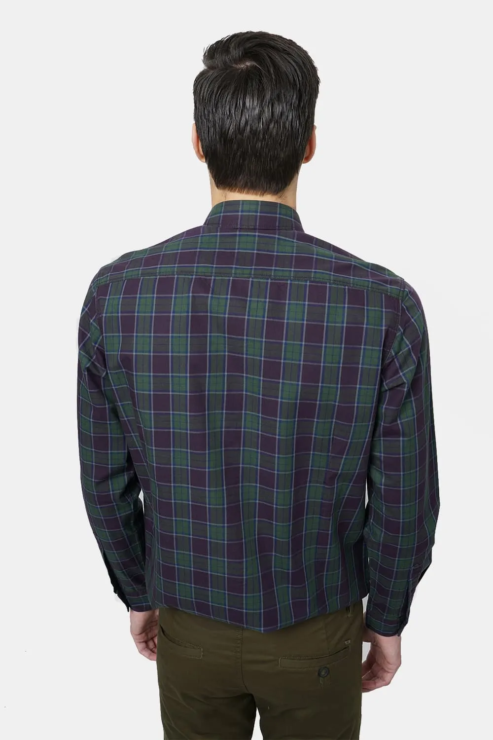 Slim Fit Checks Shirt