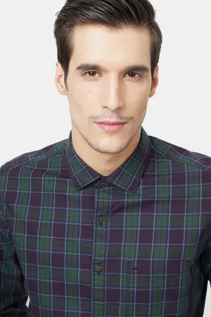 Slim Fit Checks Shirt