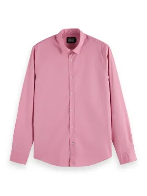 Slim Fit Essentials Poplin - Poetry Pink