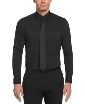 Slim Fit Solid Dress Shirt