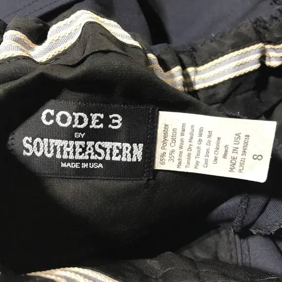 Southeastern Shirt Code 3 Utility Cargo Short, Women's Size 8 - Navy