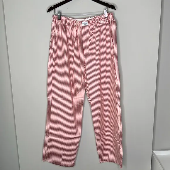 Speltham Red &amp; White Striped Unisex Lounge Pants Size XL NEW