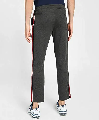Spunk by FBB Men's Regular Fit Track Pants (1001957378_Anthra_Xx-Large)