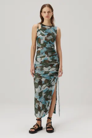 STORM MESH MIDI DRESS