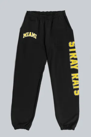 STRAY RATS MIAMI SWEATPANTS BLACK