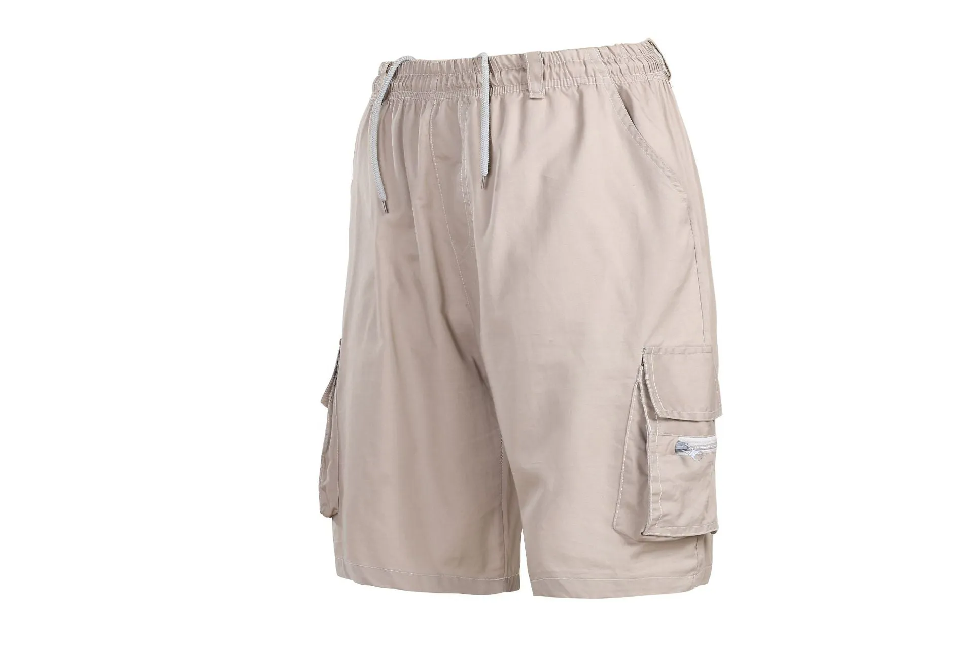 Summer men's cargo five-minute shorts 2023 new men's medium trousers straight leg pure cotton washed men's beach pants