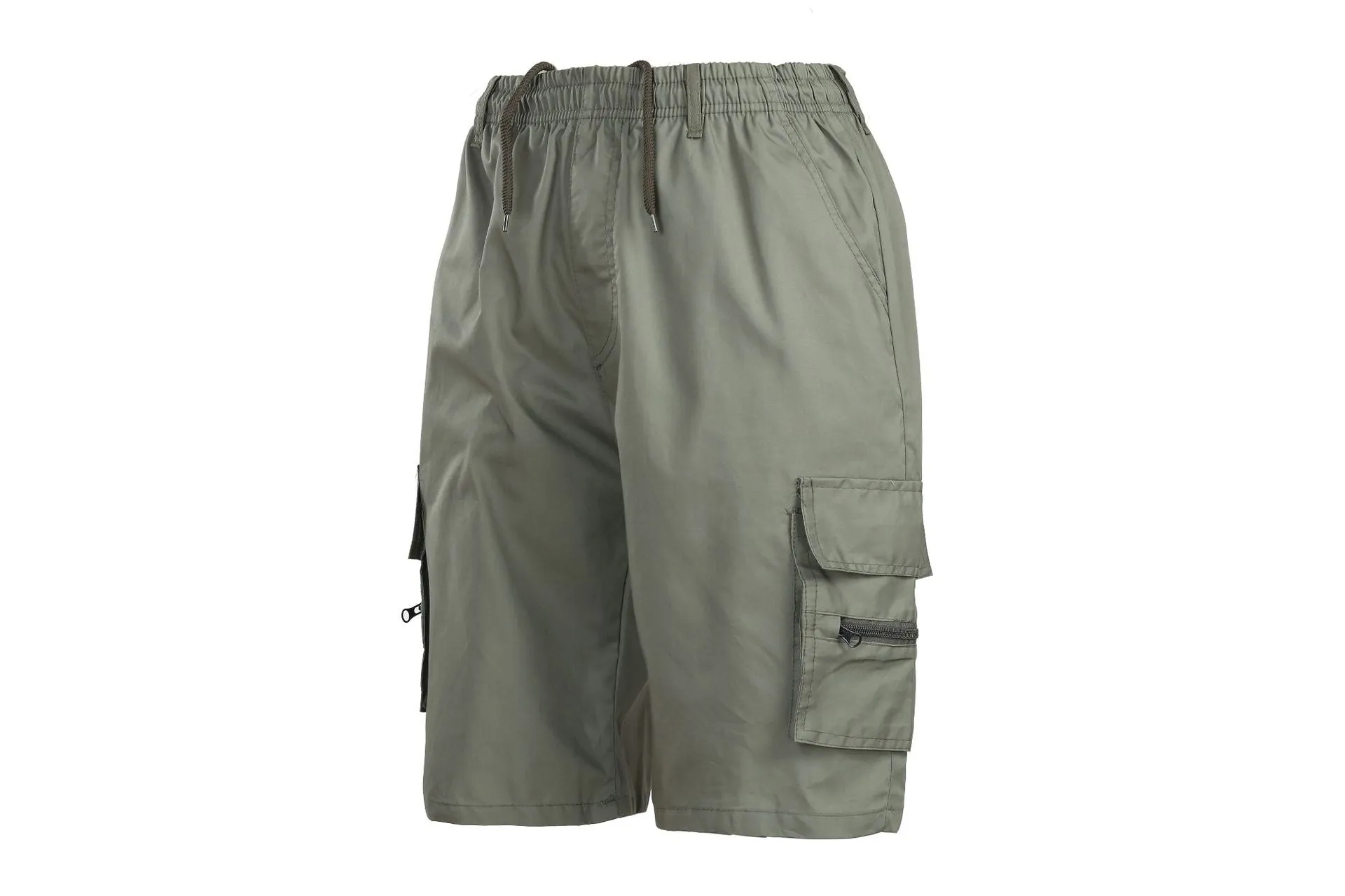 Summer men's cargo five-minute shorts 2023 new men's medium trousers straight leg pure cotton washed men's beach pants