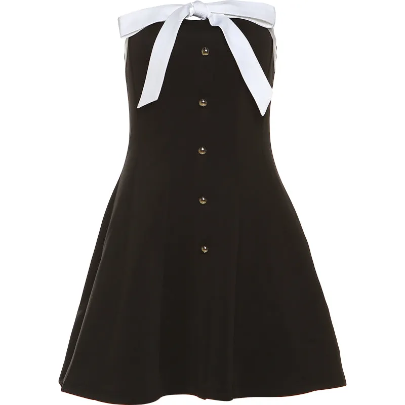 Sweet Bow Slim Dress