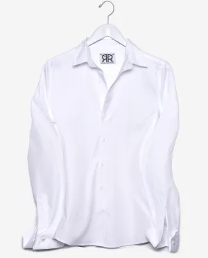 Tailored - White Broadcloth with French Cuffs