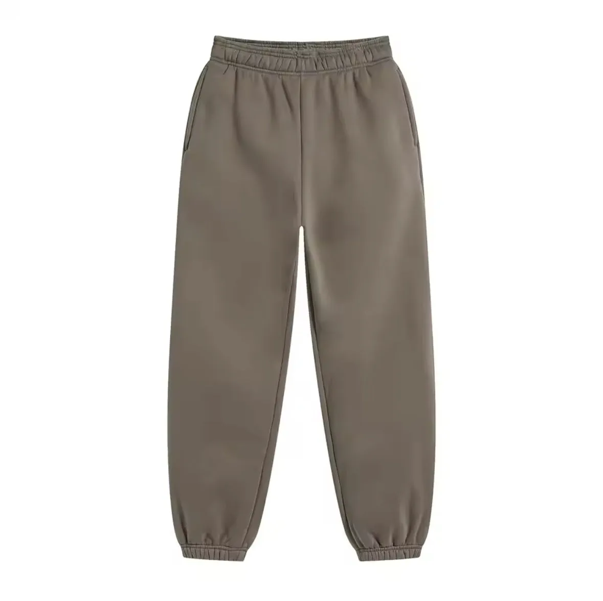 Taupe Cuffed Sweatpants