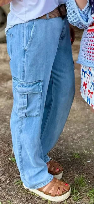Tencel Cargo Pants
