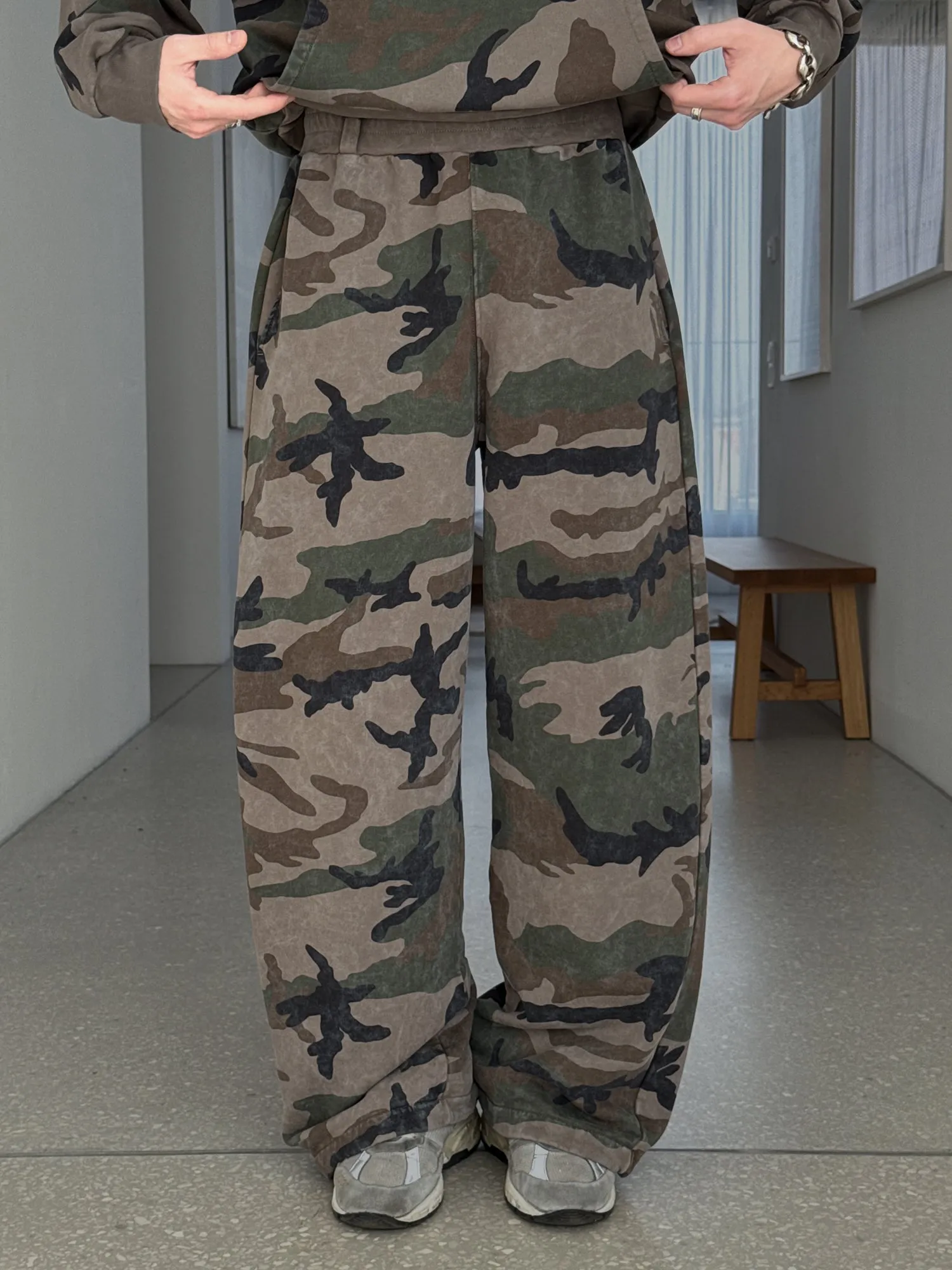 THE BLANC SWEATPANTS - VINTAGE CAMO