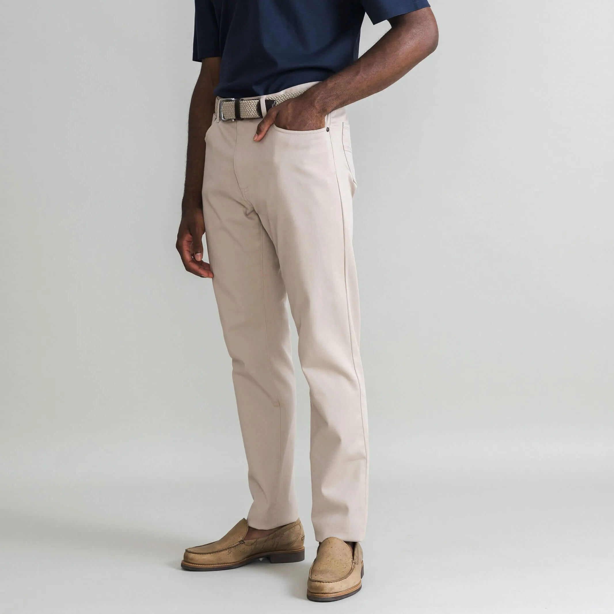 The Khaki Stretch Twill Franklin 5 Pocket Custom Pant