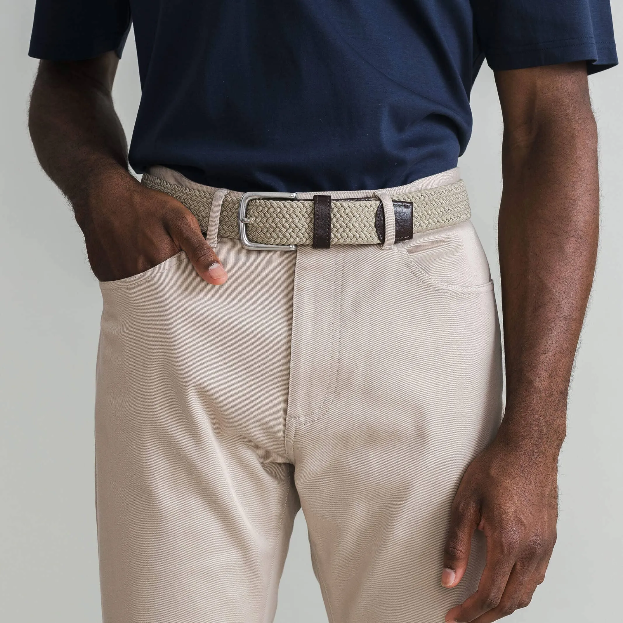 The Khaki Stretch Twill Franklin 5 Pocket Custom Pant