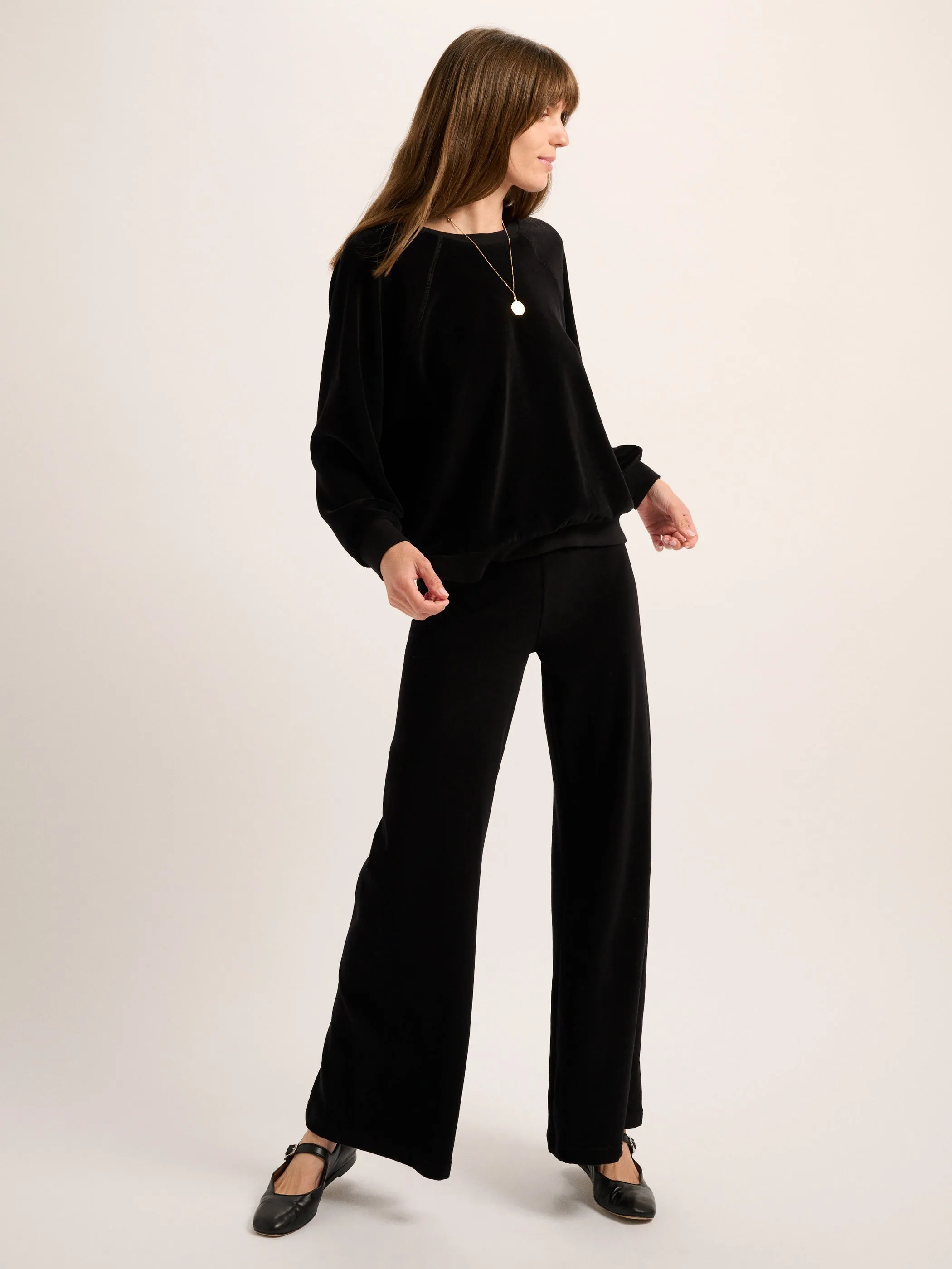 The Zephyra Flare Pants in Velour