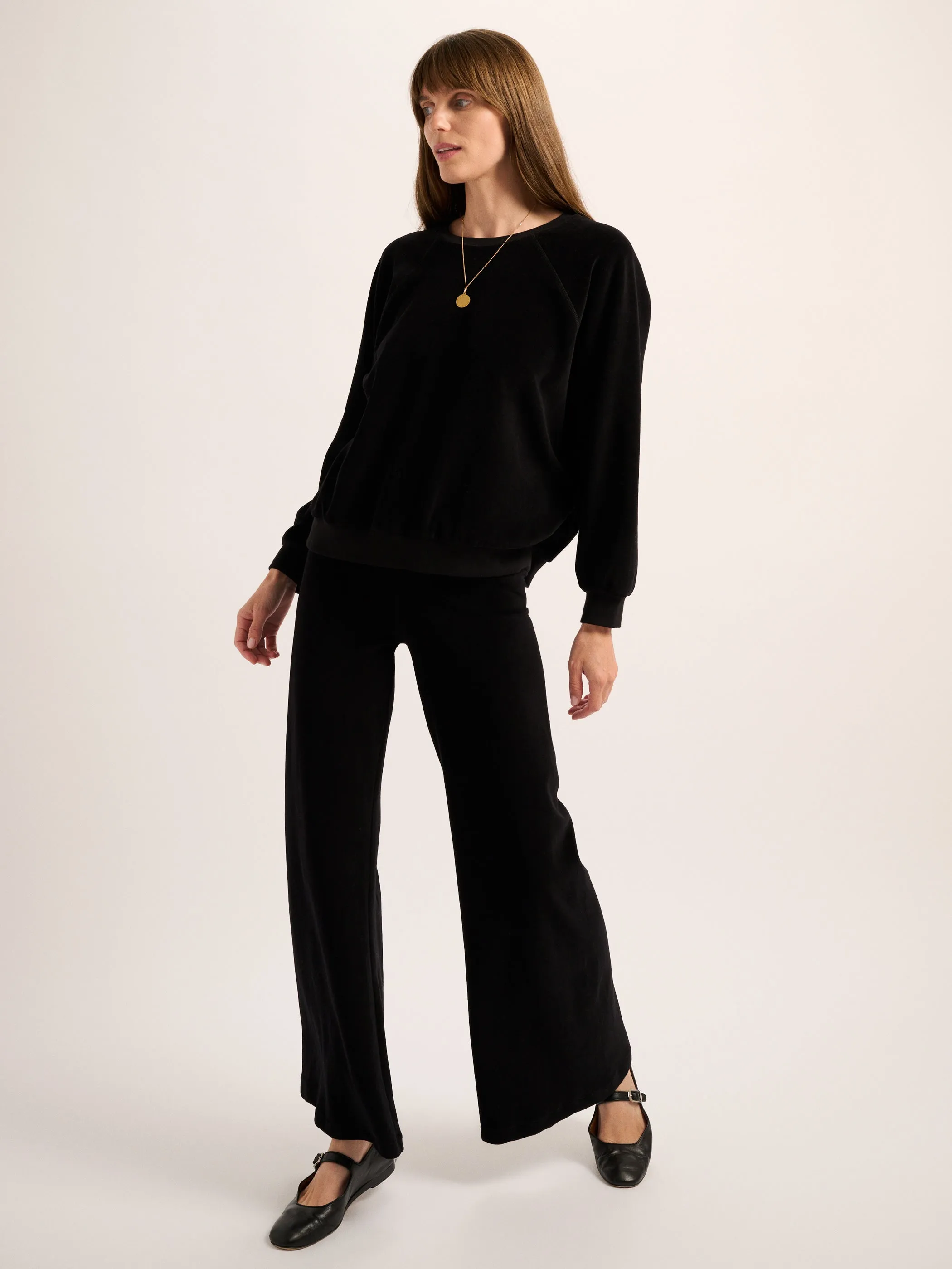 The Zephyra Flare Pants in Velour