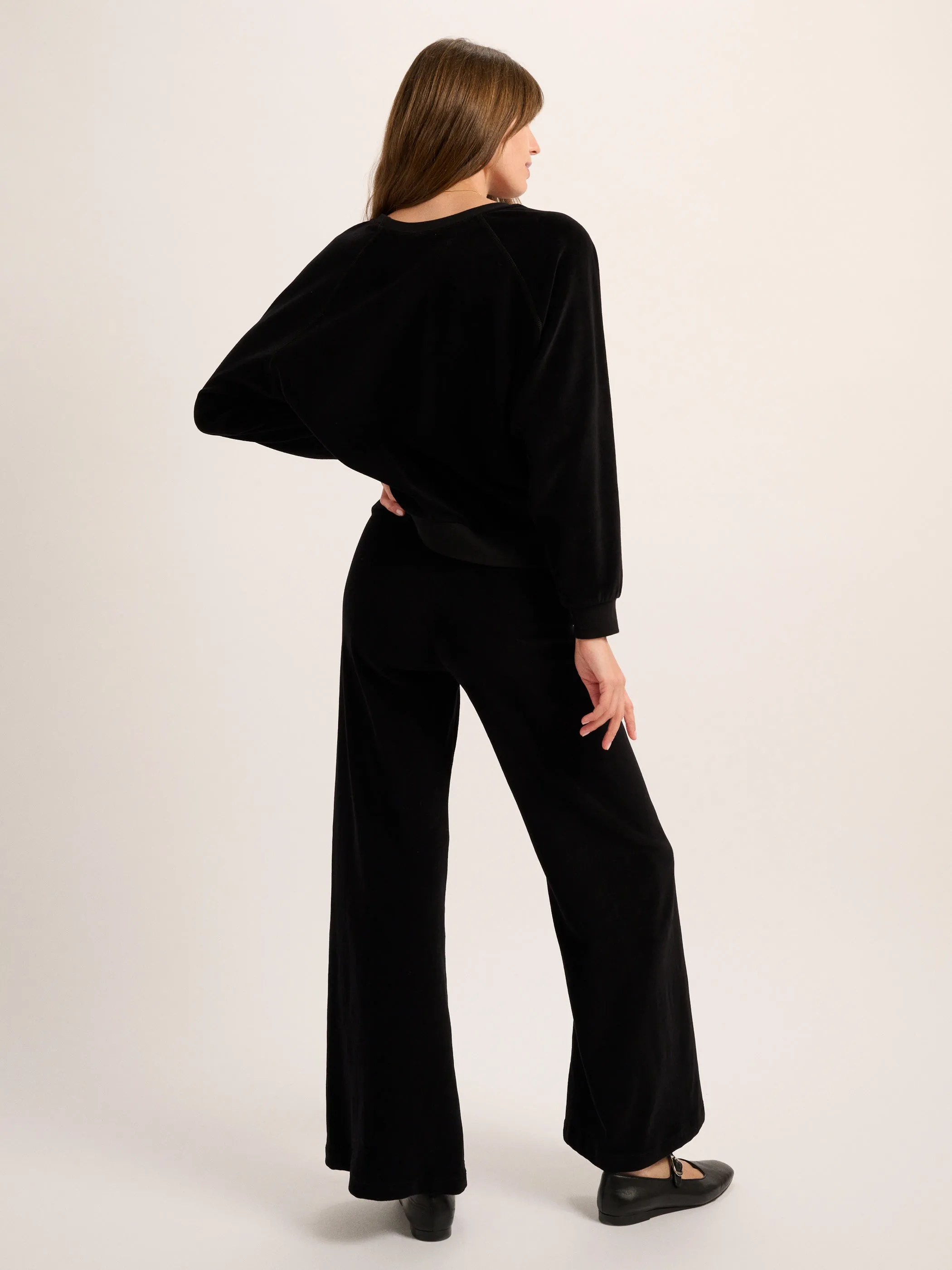 The Zephyra Flare Pants in Velour