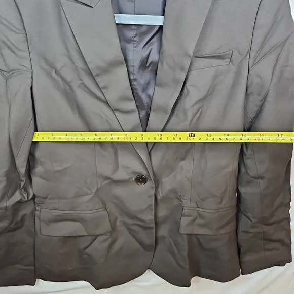 Theory Jacket Tailored  Women Size 4 Brown  Workwear Party [Japan Used Fasion]