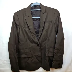 Theory Jacket Tailored  Women Size 4 Brown  Workwear Party [Japan Used Fasion]
