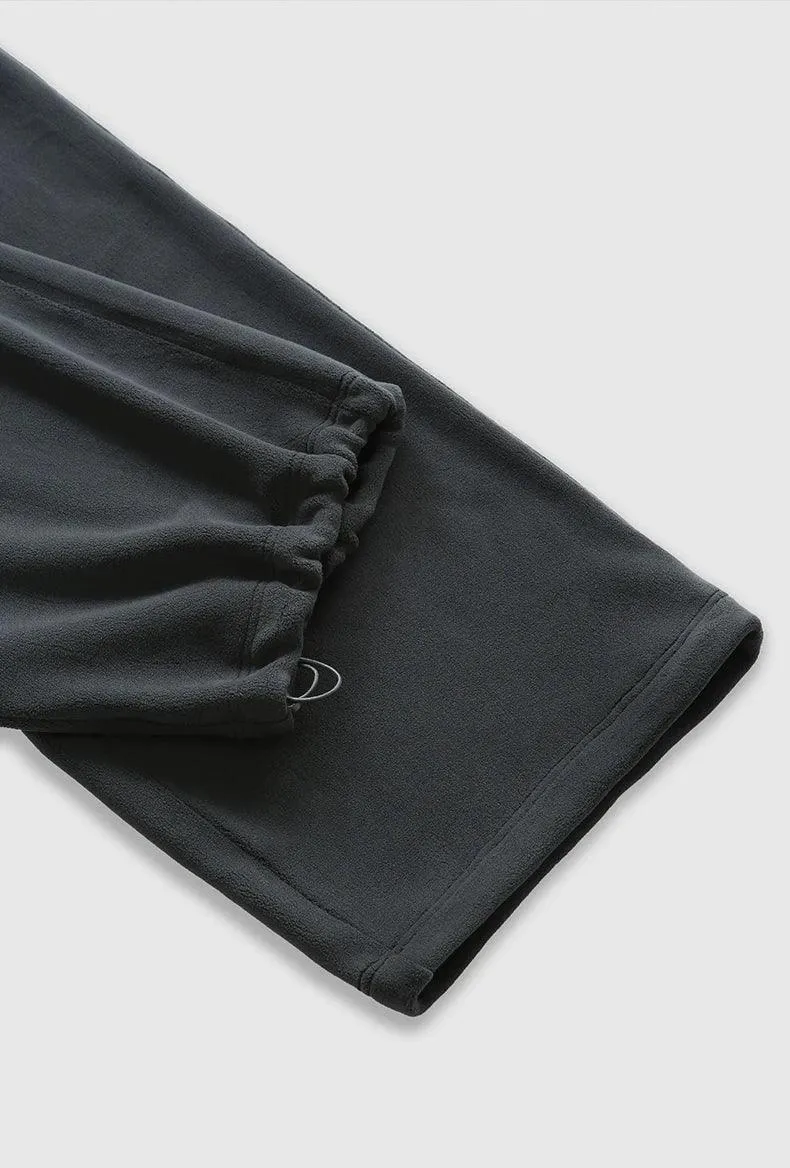 Thick Fleece Straight Leg Pant