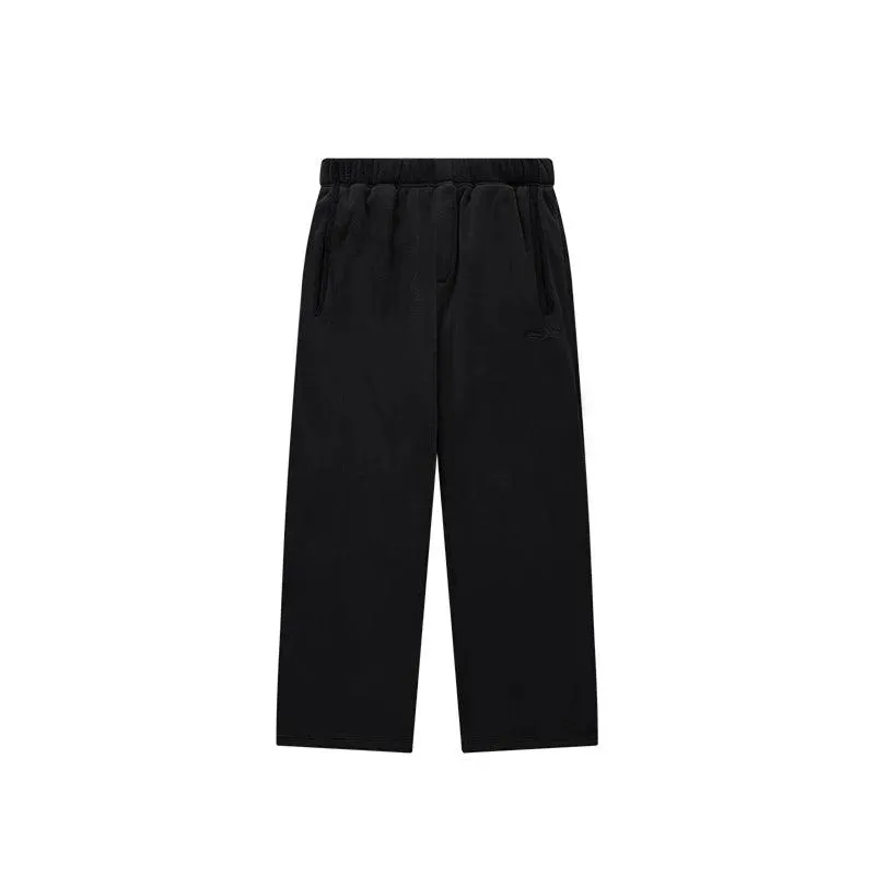 Thick Fleece Straight Leg Pant