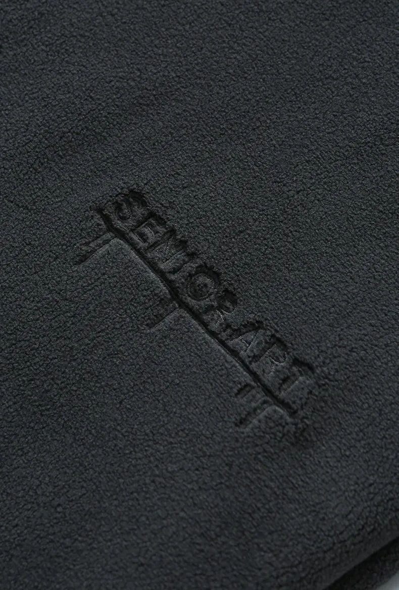 Thick Fleece Straight Leg Pant