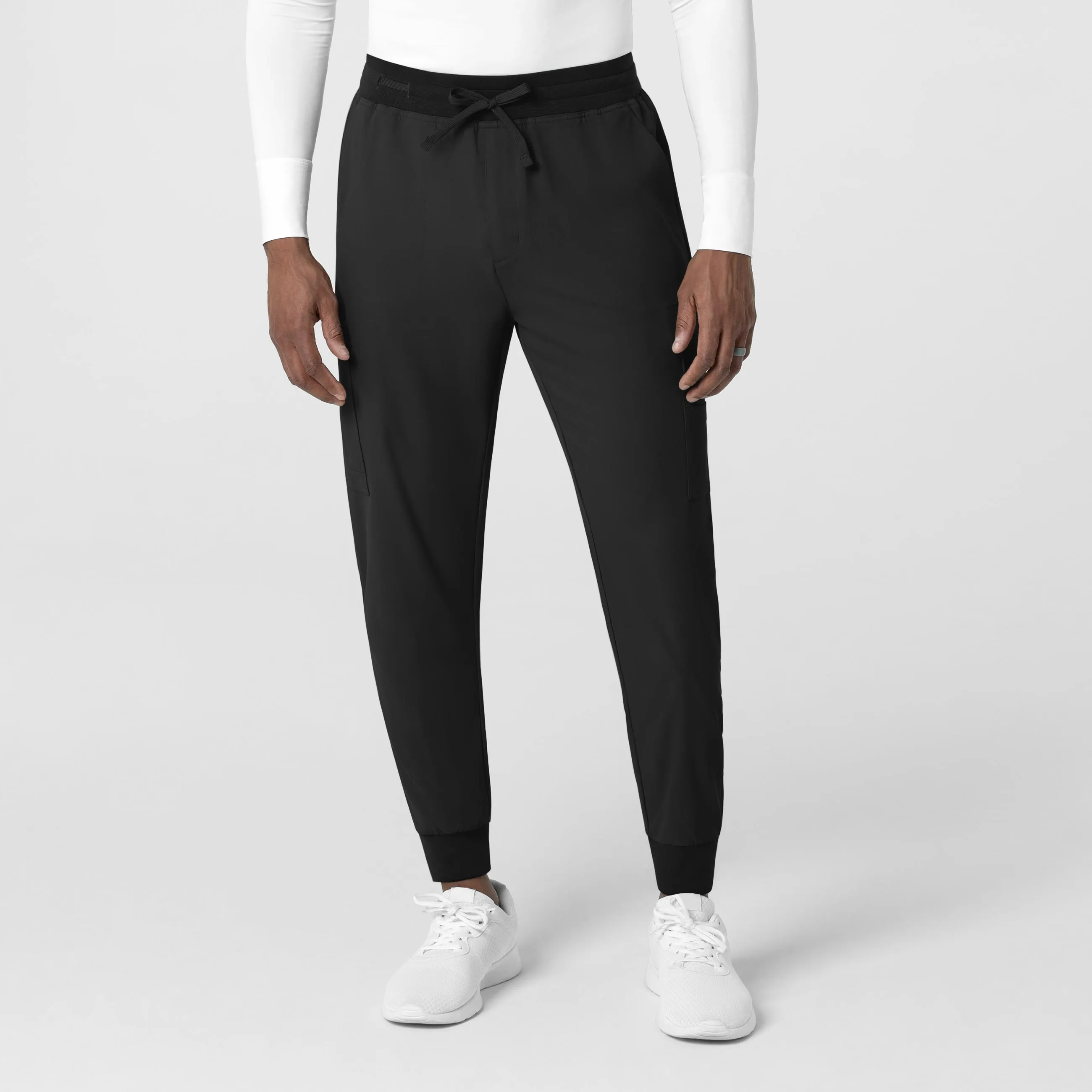 Thrive 5622 Men's Utility Jogger Scrub Pants Black