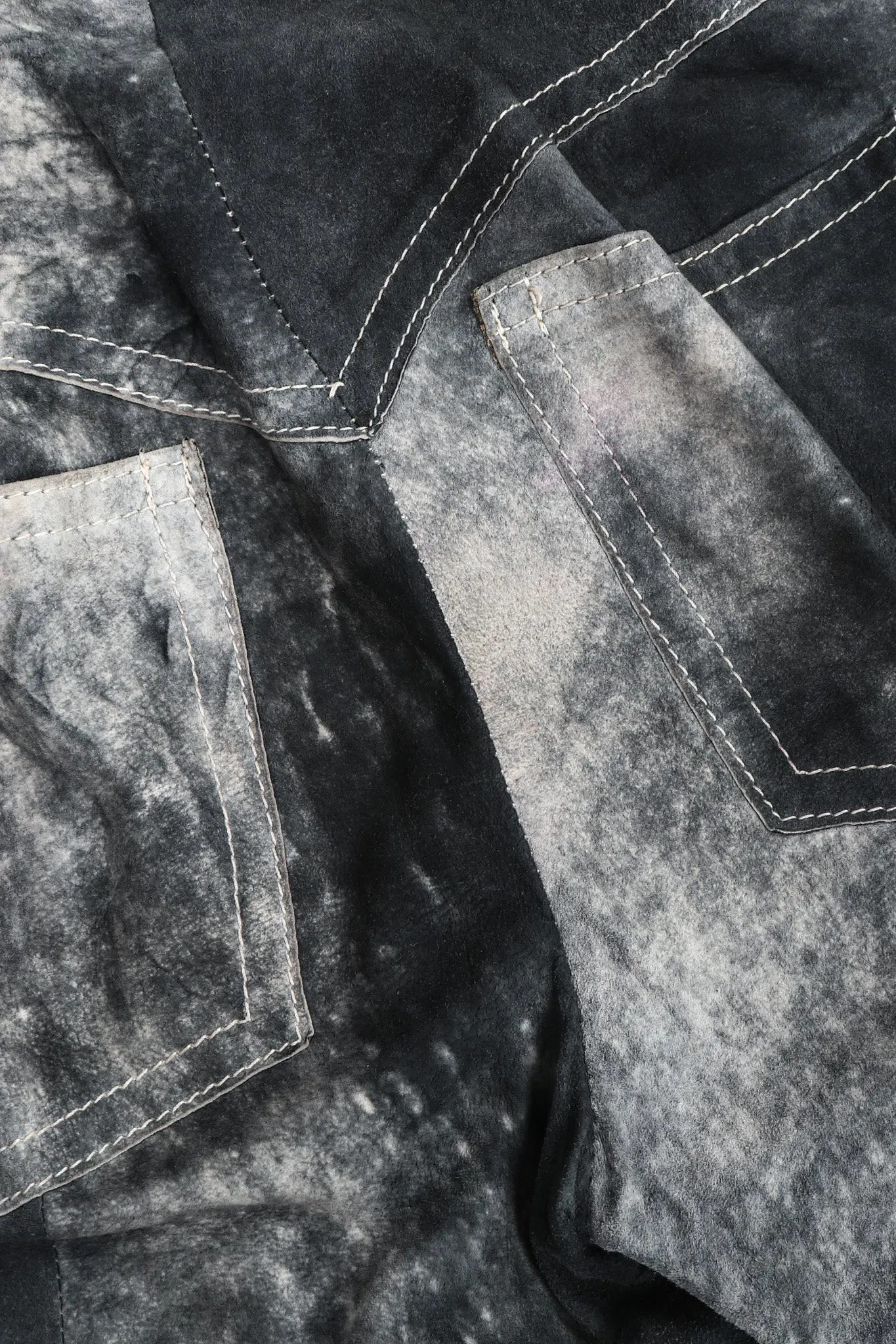 Tie-Dye Suede Jacket & Pants