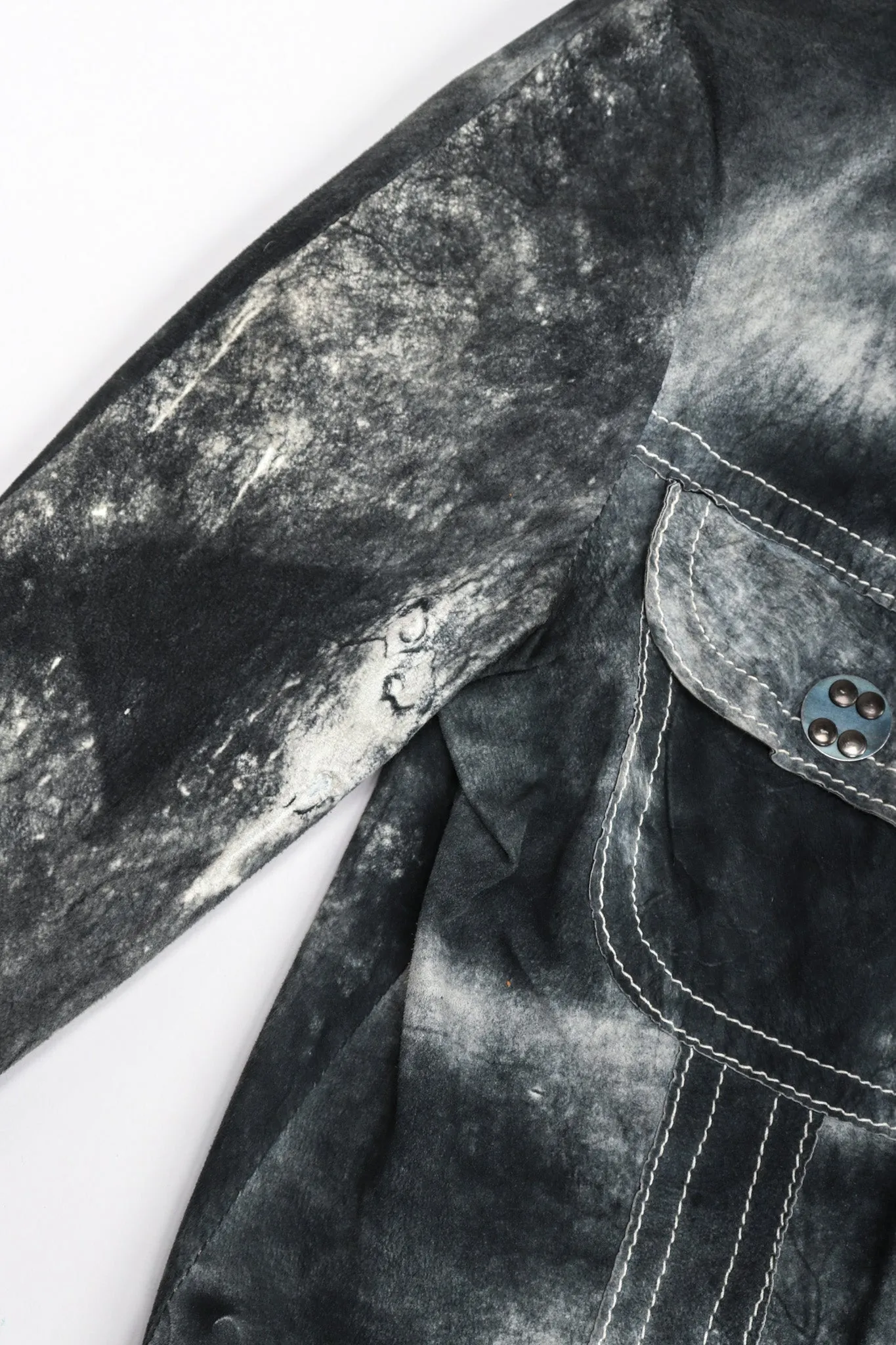 Tie-Dye Suede Jacket & Pants