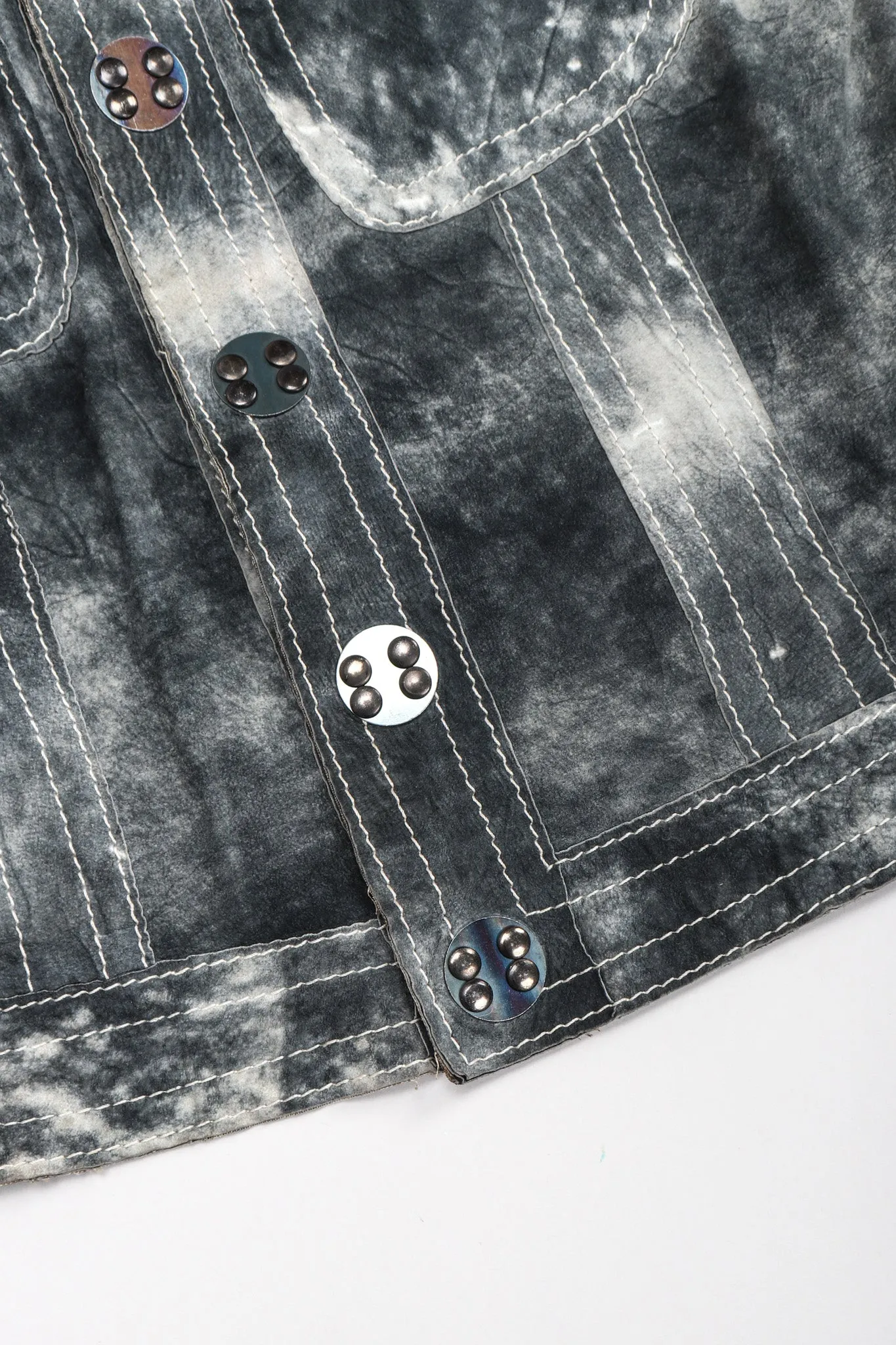 Tie-Dye Suede Jacket & Pants