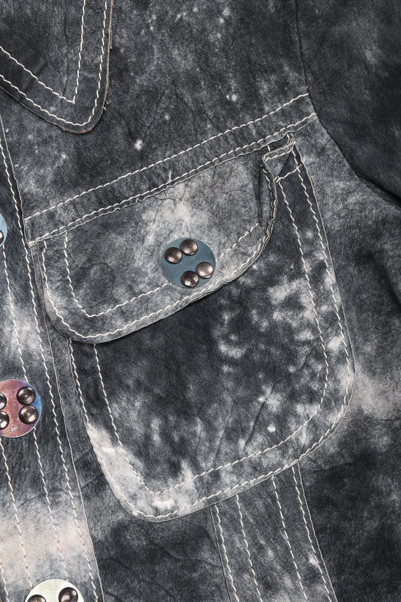 Tie-Dye Suede Jacket & Pants
