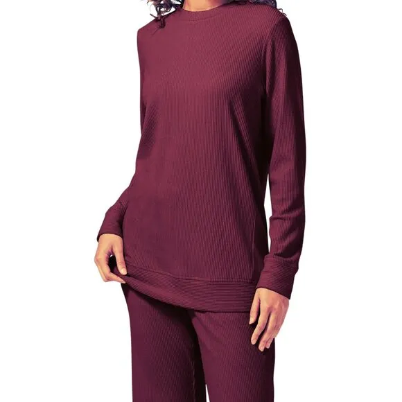 Tommy John SET✨ Zen Ribbed Lounge Set - Shirt &amp; Pants | Size Medium | NWT ✨