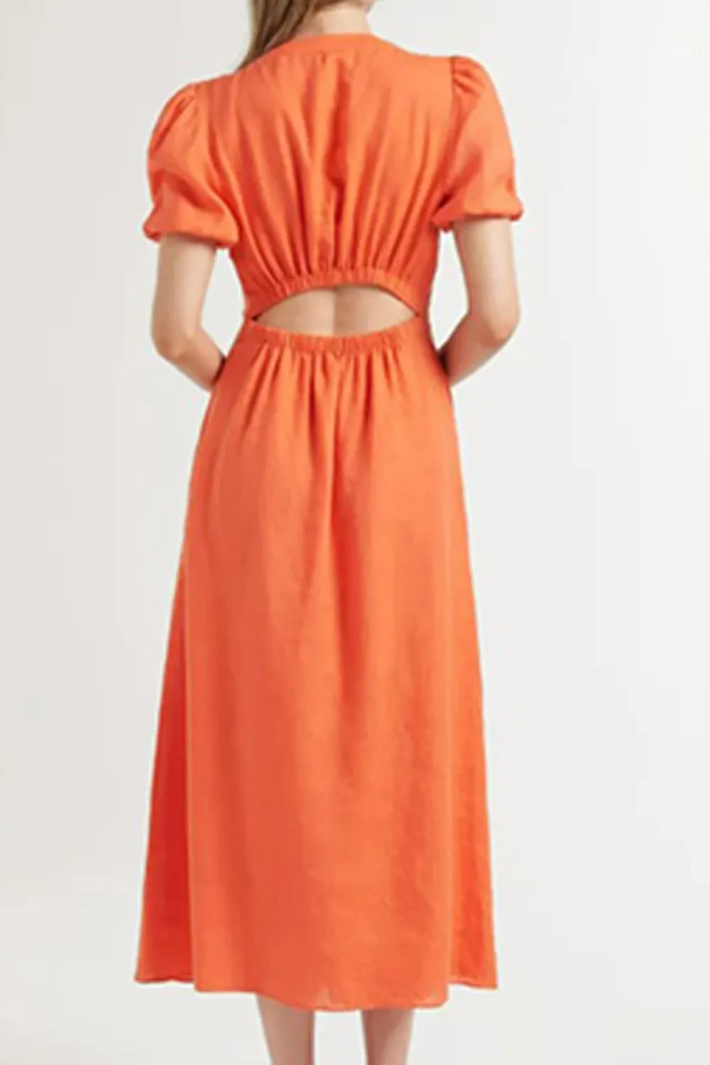 Tripoli Orange Dress