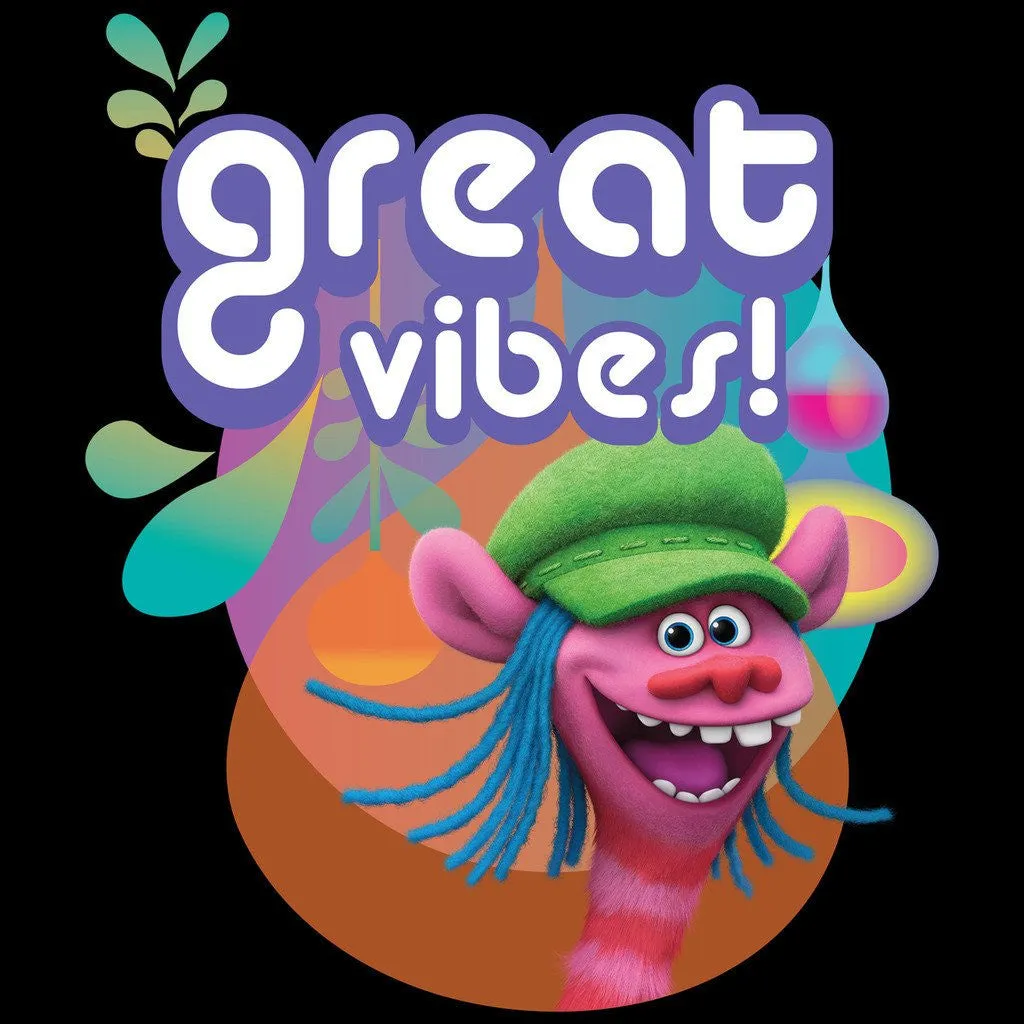 Trolls Great Vibes Official Women's Long Tank Dress (Black)
