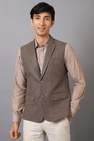 Tweed Beige Modi Nehru Jacket