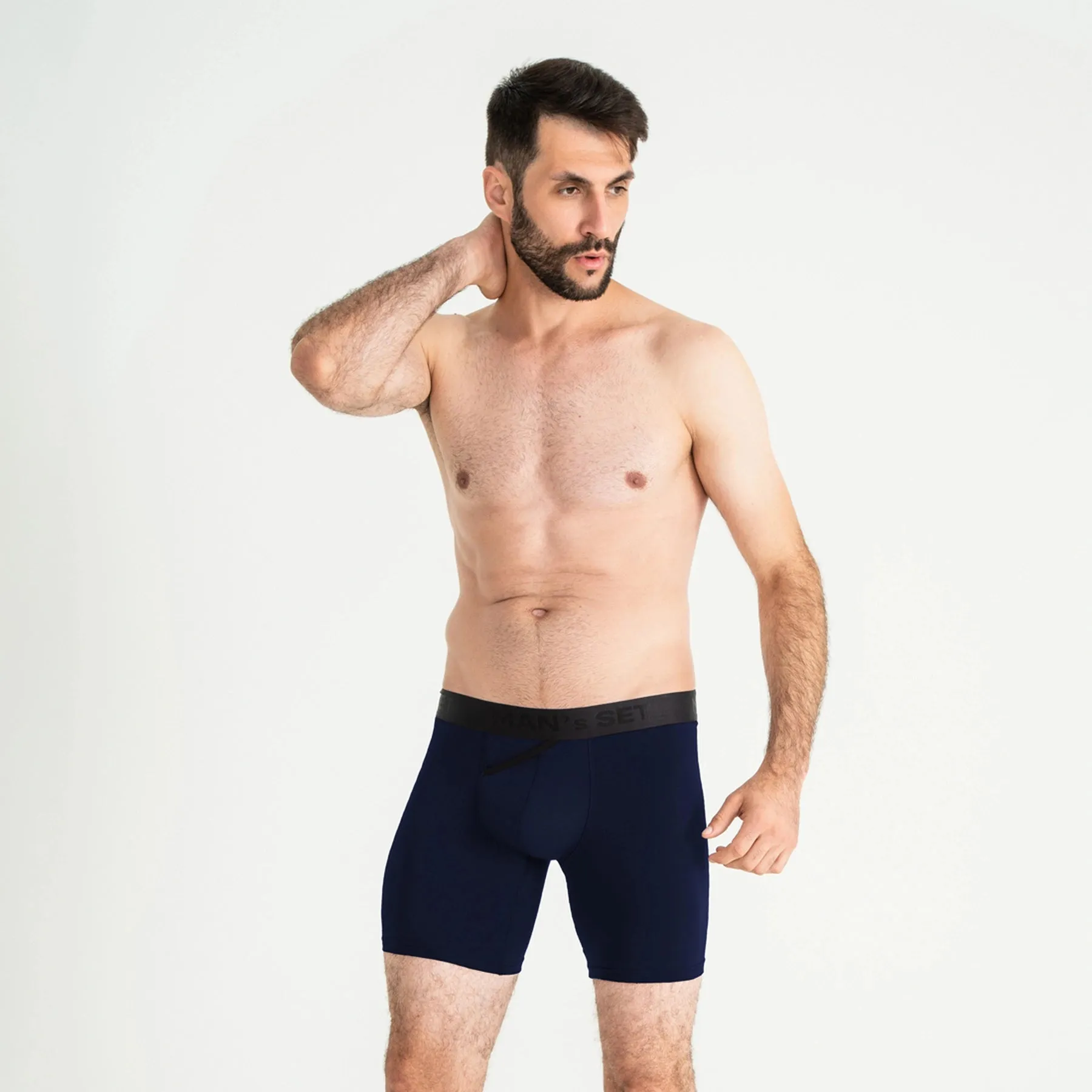 UltraSoft  Boxer Brief 7.6" OpenFly, Navy