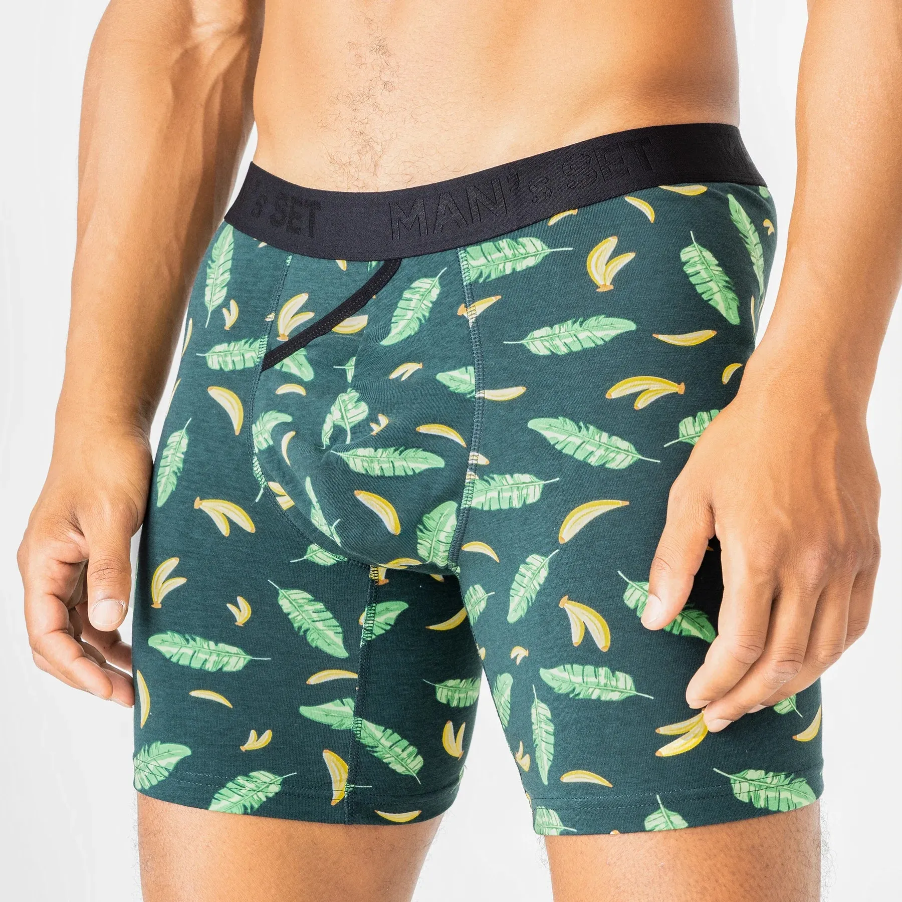 UltraSoft  Boxer Brief 7.6" OpenFly, Tropical Vibes