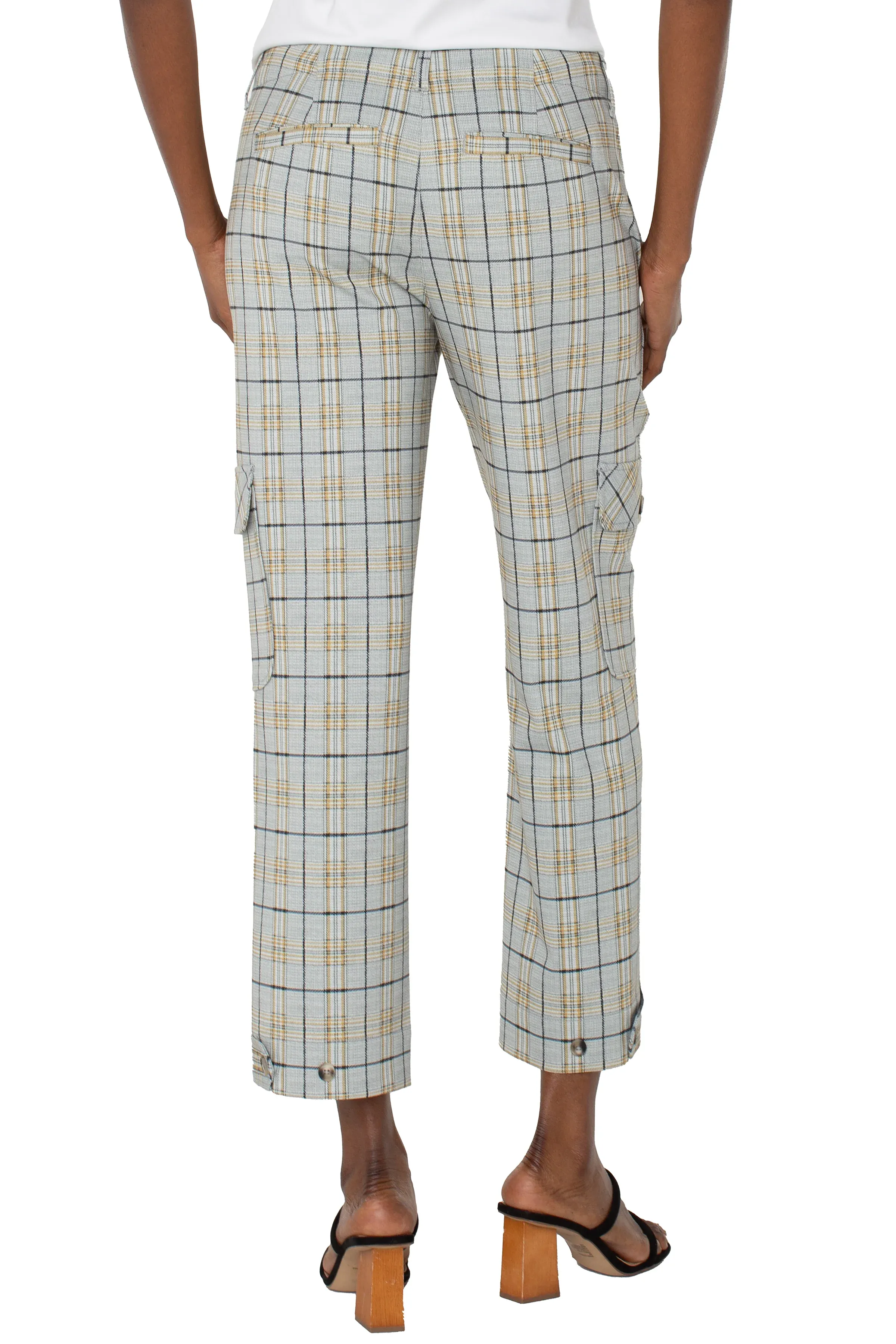 Utility Cargo Crop with Tab Hem