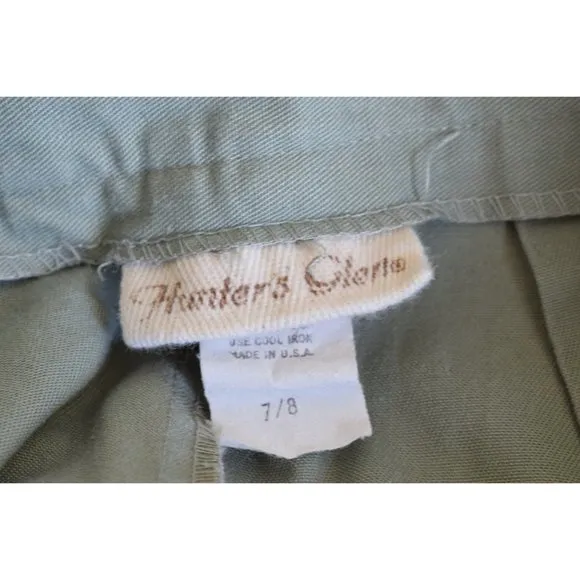 Vintage 90s Sage Poly/Cotton High Waisted Skirt size 7/8 | 26 waist