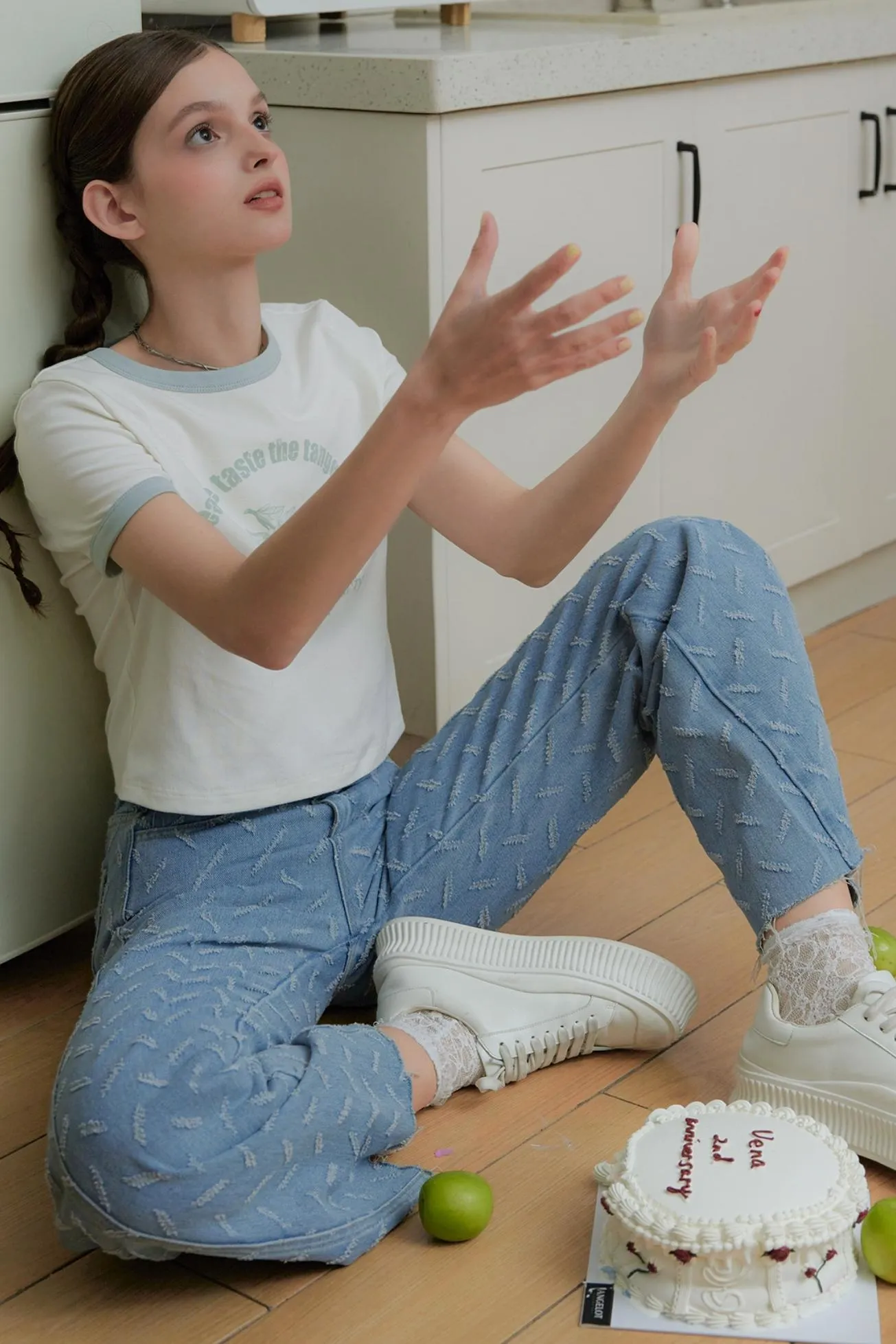 Vintage High-Waisted Micro-Flare Jeans