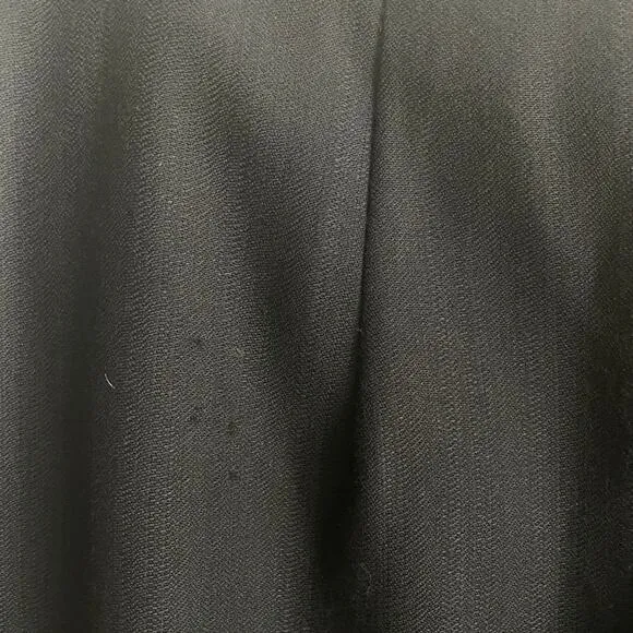 Vintage Norton McNaughton Black Wrap Midi Straight Skirt