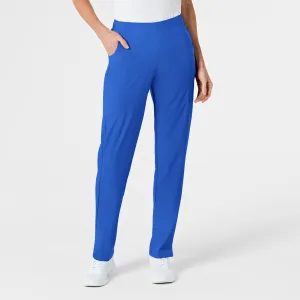 W123 5155 Flat Front Cargo Scrub Pants Royal