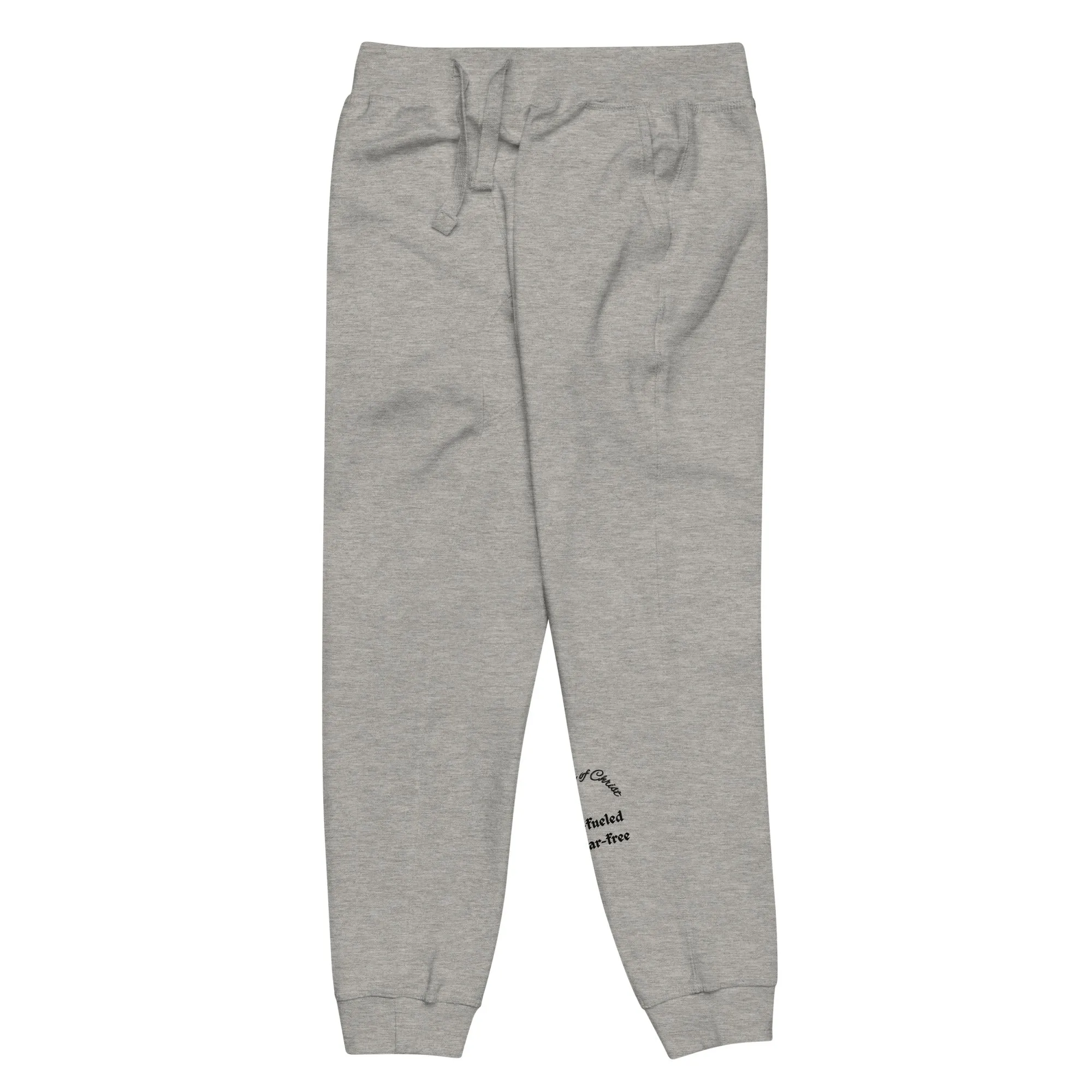 Warrior of Christ Unisex Fleece Sweatpants: Embrace Comfort with Purpose