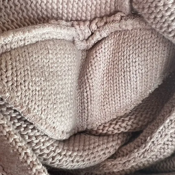 White   Warren - Puff Shoulder Cardigan in Pink Topaz